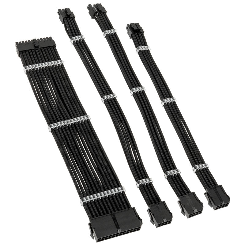Kolink Core Standard Braided Cable Extension Kit - Jet Black