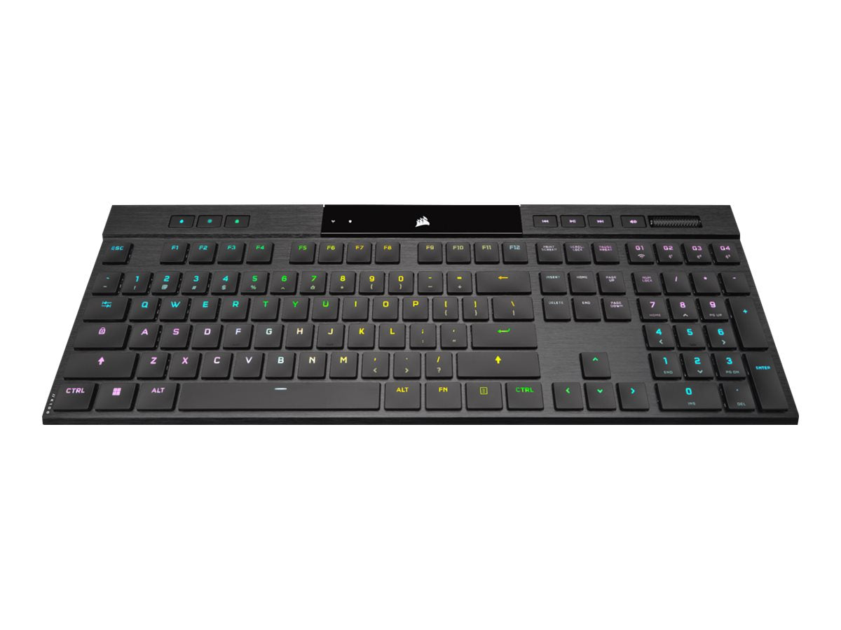 CORSAIR Gaming K100 AIR RGB Tastatur Mekanisk Per-key RGB Trådløs Kabling Nordisk