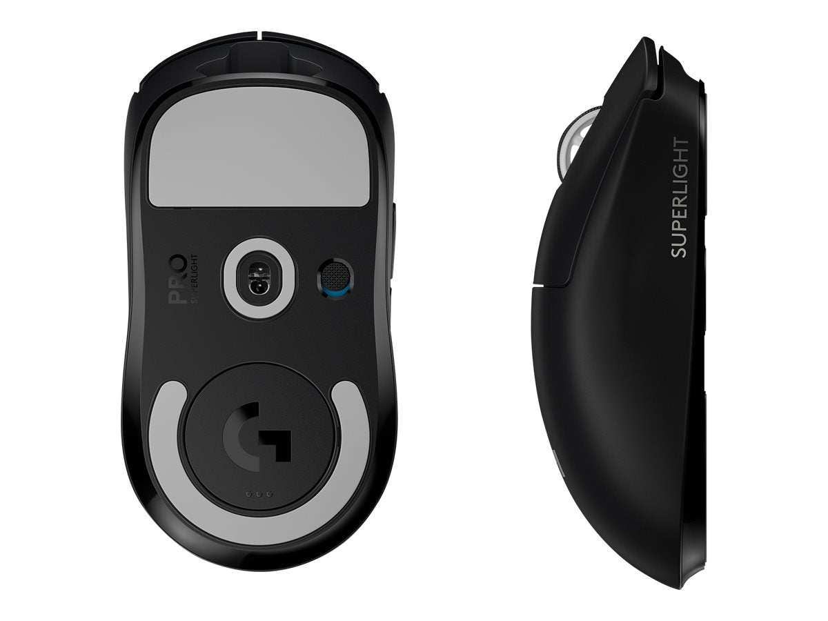 Logitech PRO X SUPERLIGHT Wireless Gaming Mouse Optisk Trådløs Sort