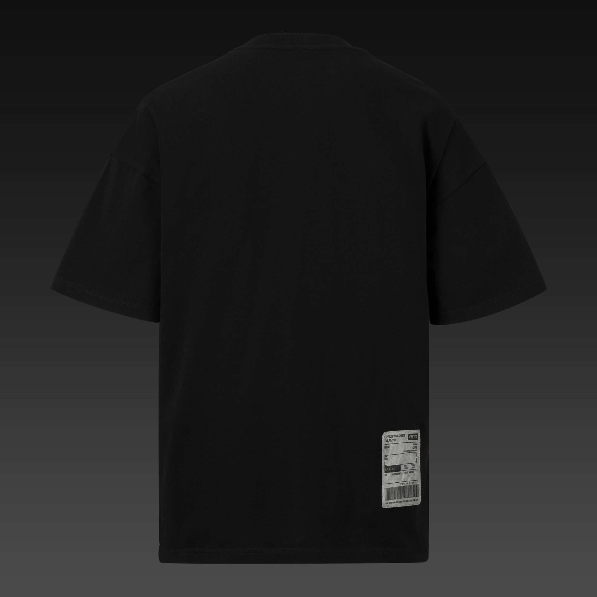 ASUS ROG PIXELVERSE T-Shirt - Drop Shoulder Fit - Sort