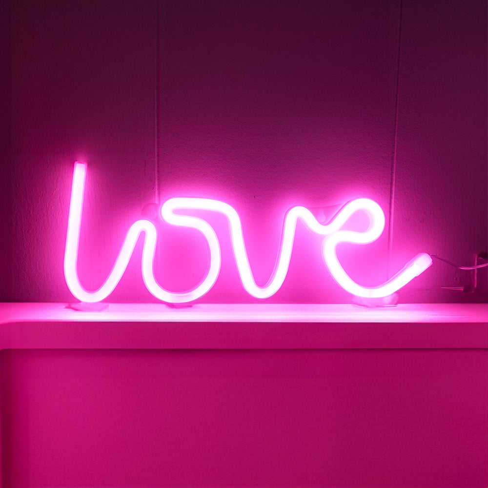 Love Neon led Lampe Pink
