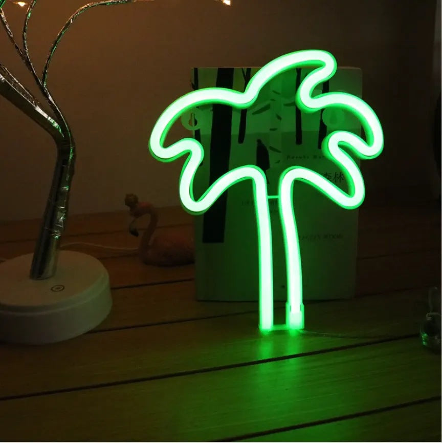 Palme Neon LED Lampe