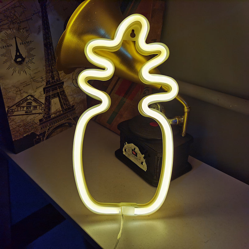 Ananas Neon LED Lampe