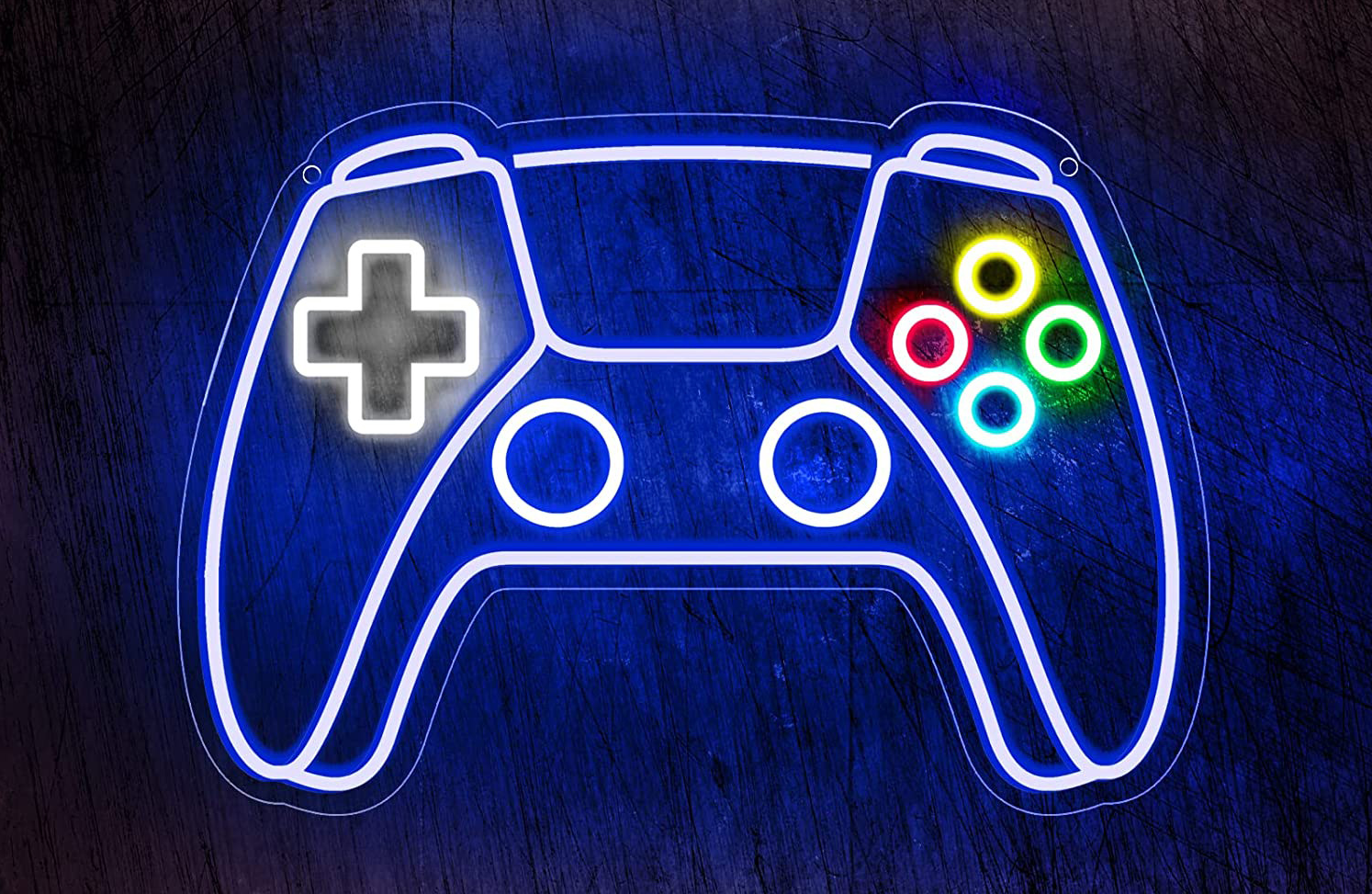 PS5 Controller Neon LED Lampe