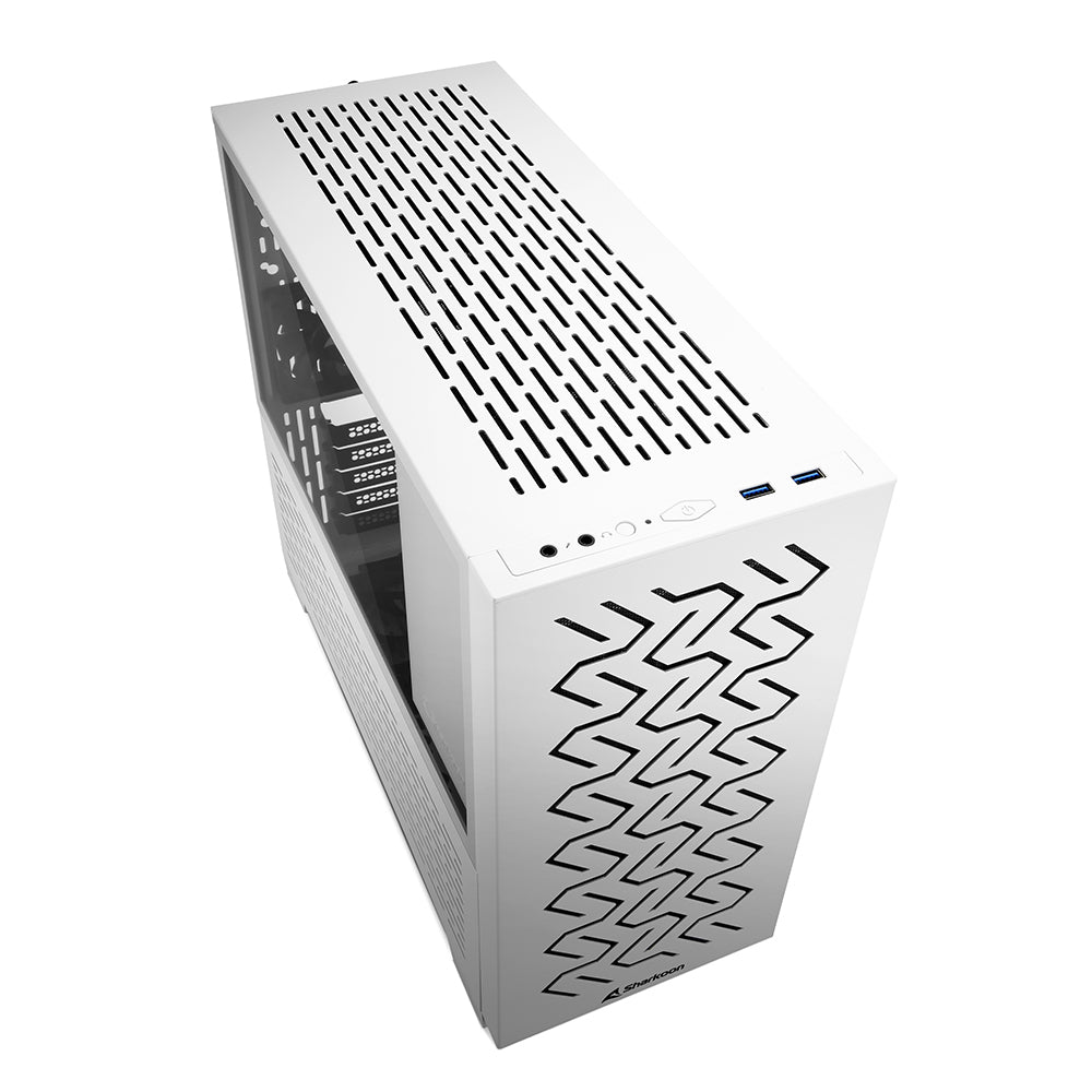 Sharkoon MS-Z1000, gaming tower case (white, tempered glass side panel) Sharkoon