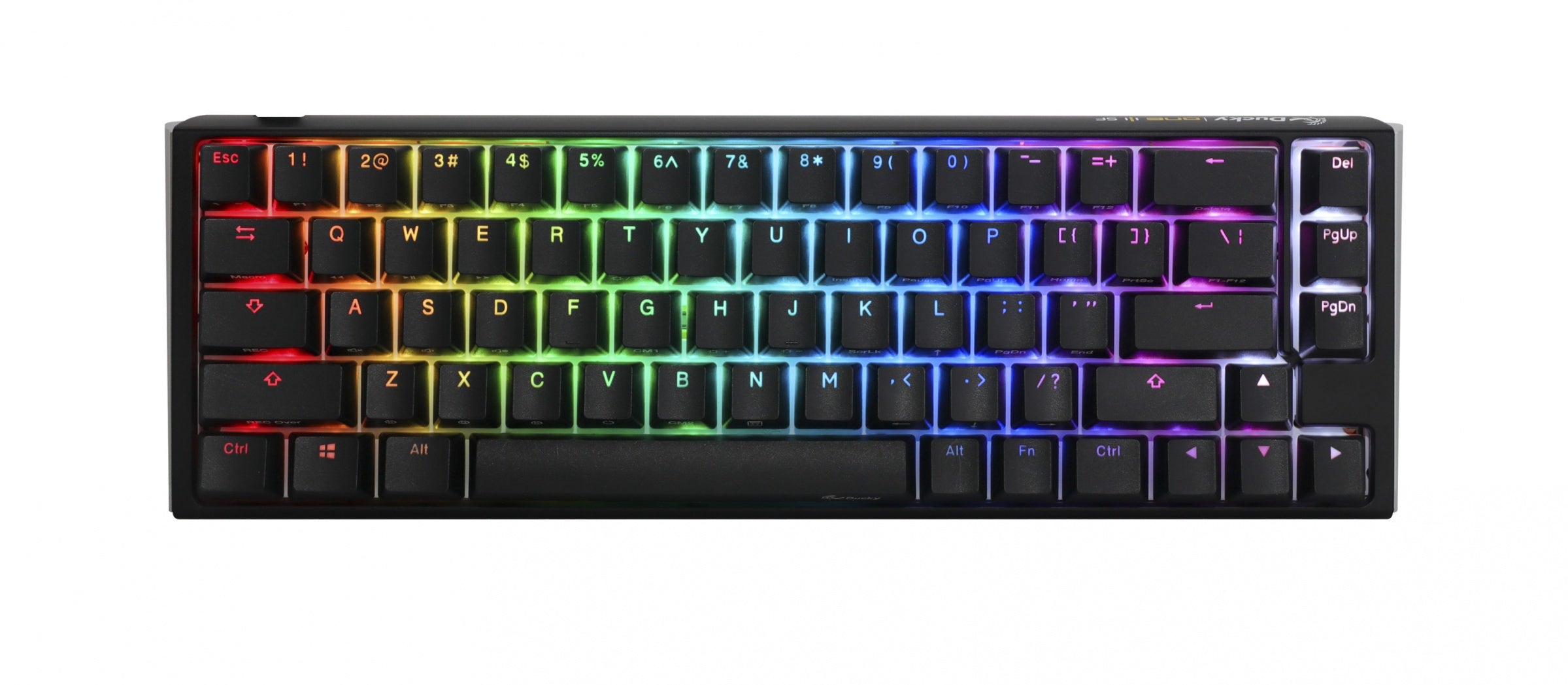 Ducky One 3 - Classic Black / White Nordic - SF 65% - Cherry Red