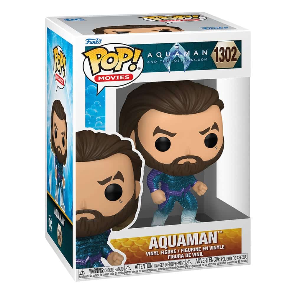 Figura Pop! Aquaman traje azul 9 cm FUNKO