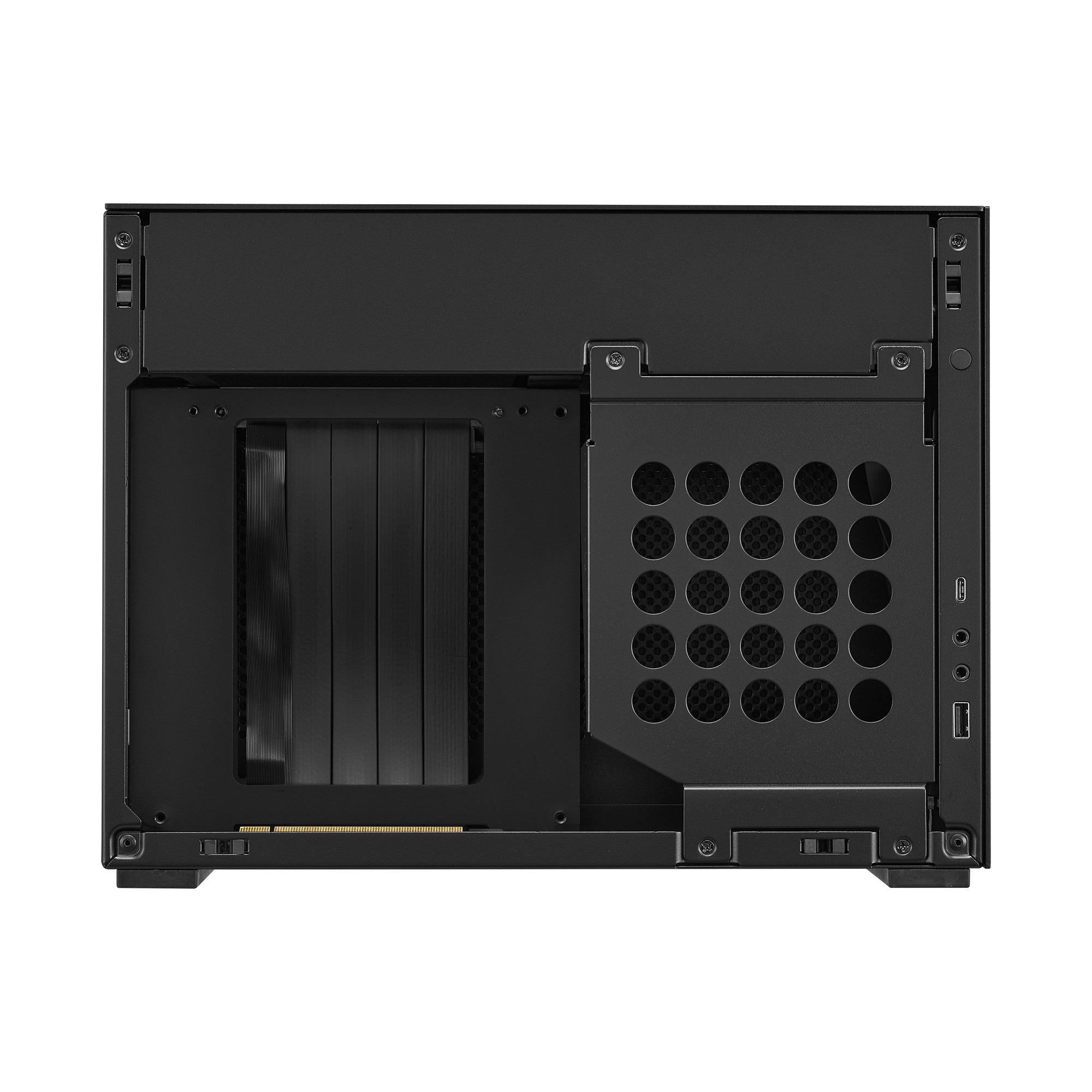 Lian Li A4-H2O X3, MINI-ITX , Black color , Include PCIE3.0 Riser Card Cable Lian Li