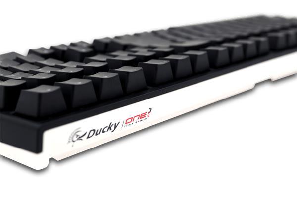 Ducky One 2 Backlit, Cherry MX Blue /w White LED, Nordic layout  /w USB-C connection /PBT keycaps Ducky