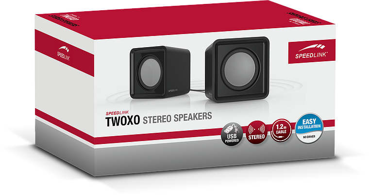 SpeedLink - TWOXO Stereo Speakers, black