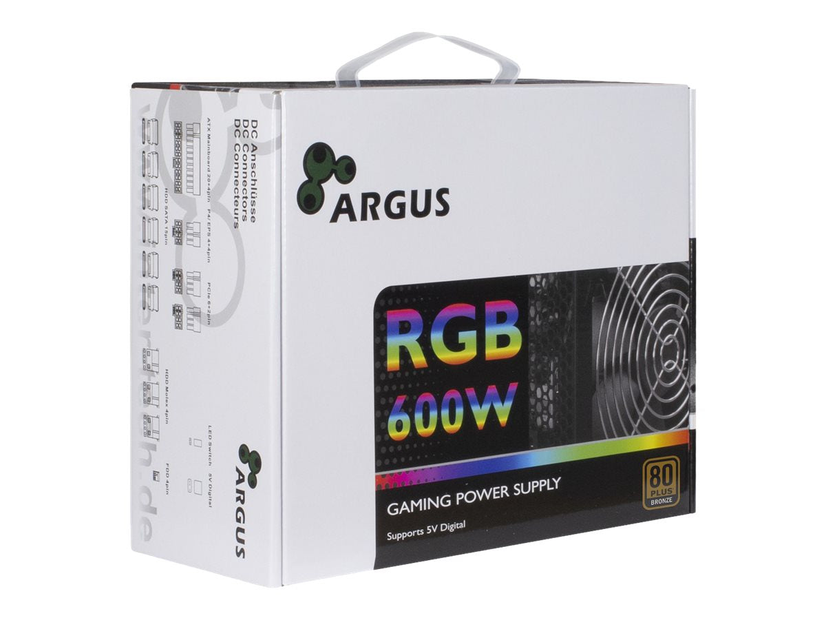 Argus RGB-600W II Strømforsyning 600Watt