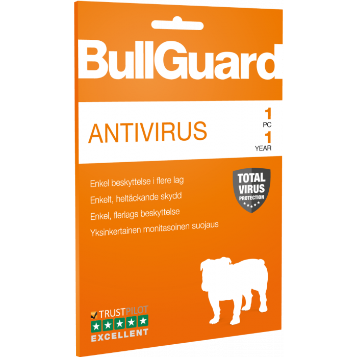 BullGuard Antivirus Program 1 År / 1 Enhed Bullguard