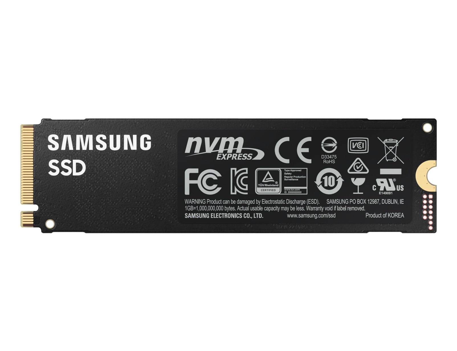 Samsung 980 PRO SSD MZ-V8P1T0BW 1TB M.2 Samsung