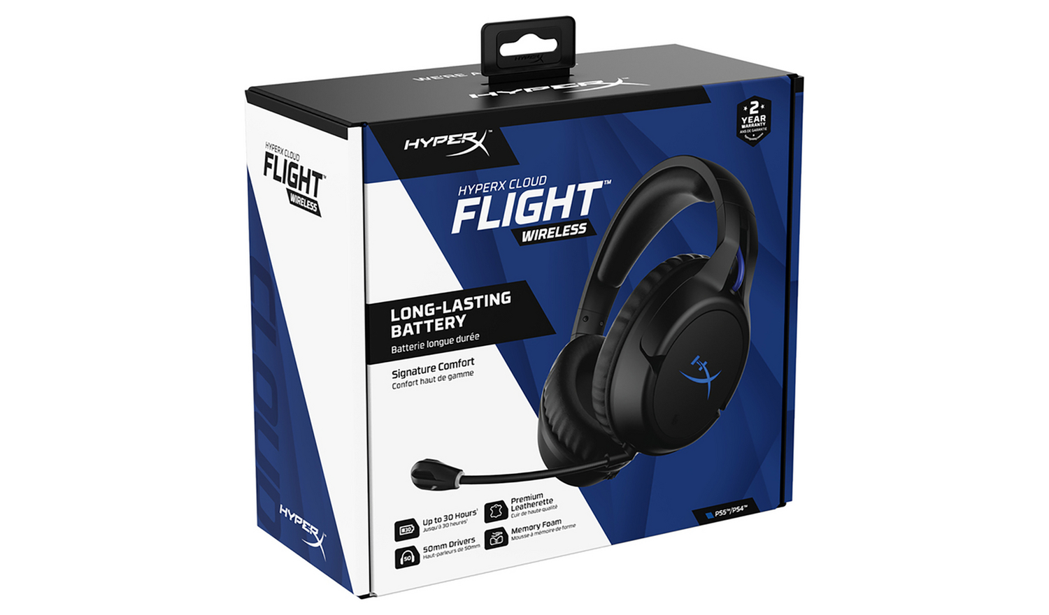 HyperX Cloud Flight Gaming Trådløs Headset PS4 / PS5 HyperX