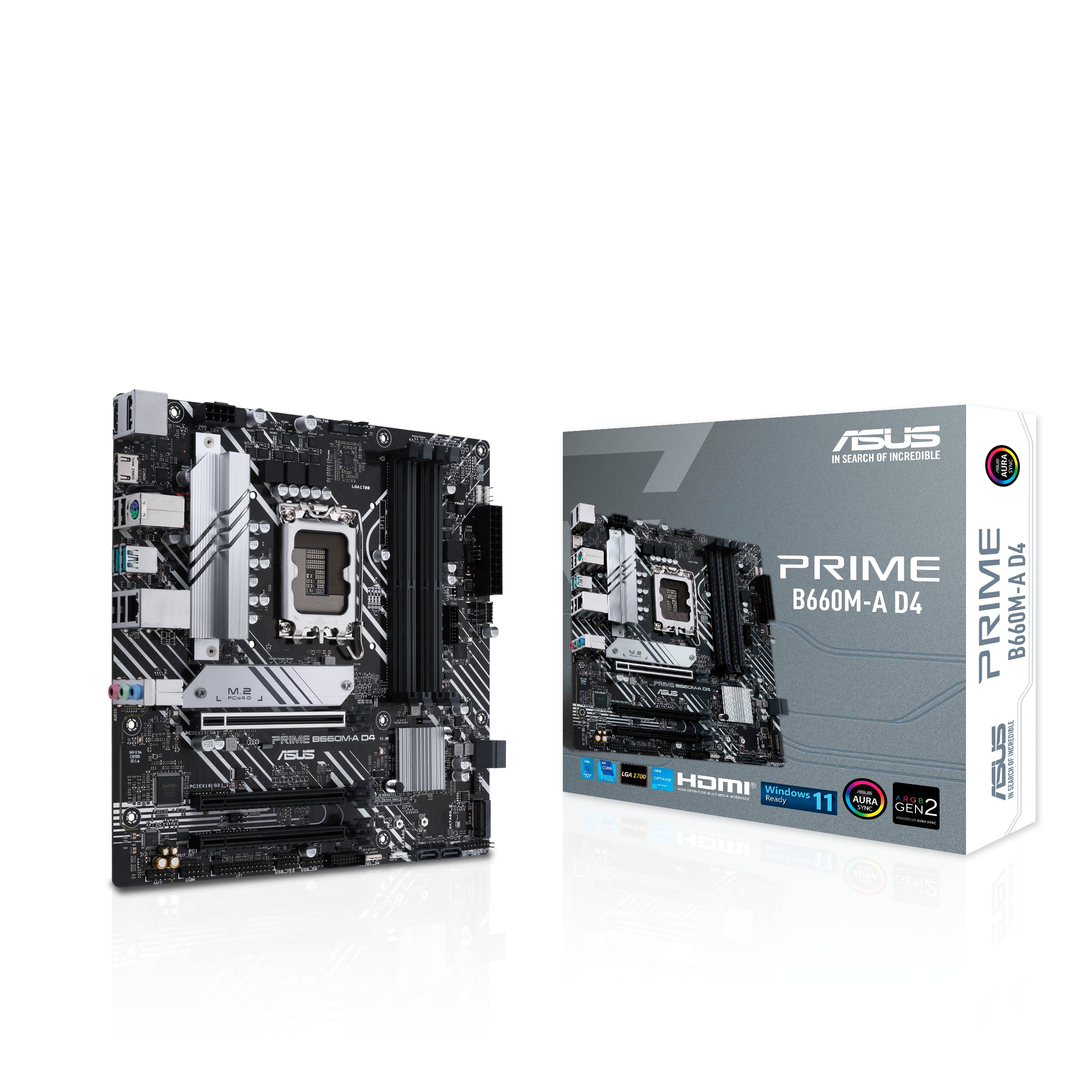 ASUS PRIME B660M-A D4 (mATX, B660, LGA 1700, DDR4)