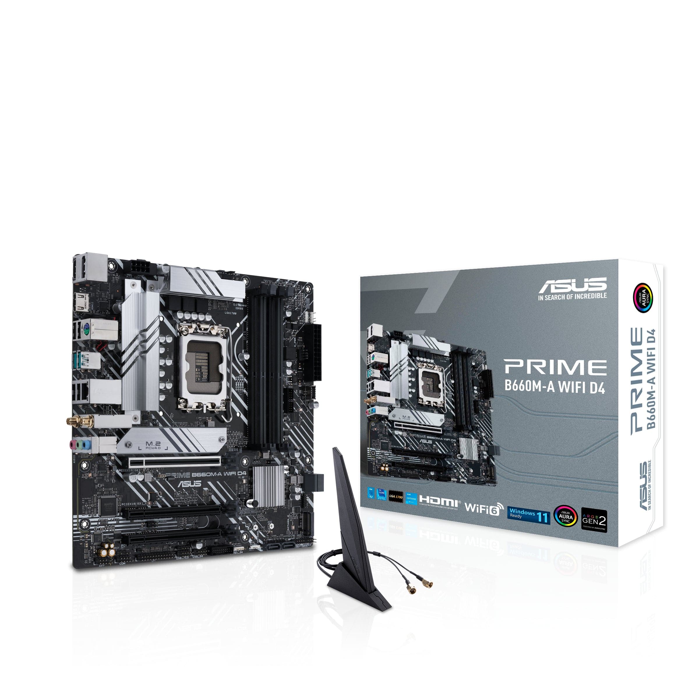 ASUS PRIME B660M-A WIFI D4 Micro-ATX LGA1700  Intel B660 Asus