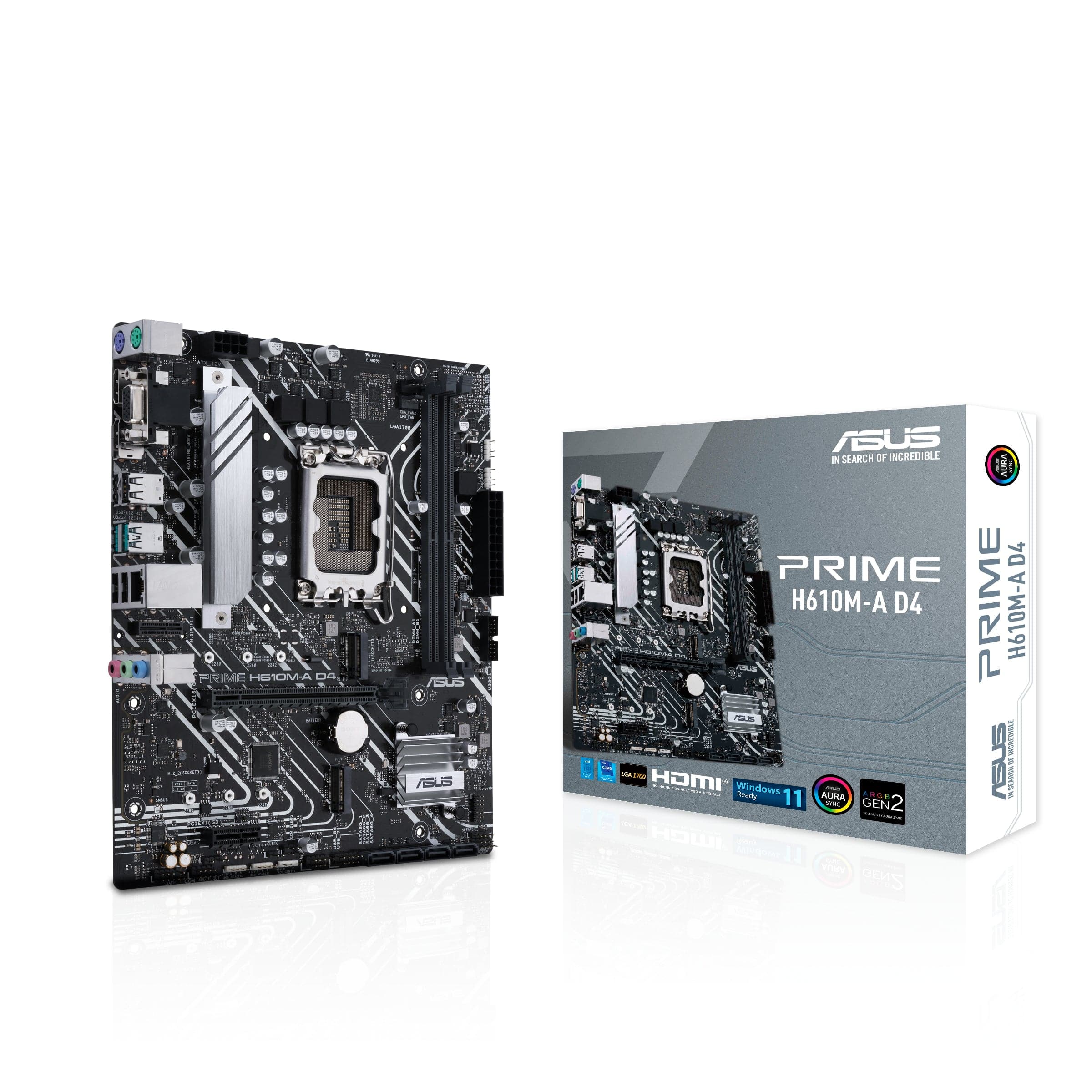 ASUS PRIME H610M-A D4 Micro-ATX LGA1700  Intel H610 Asus