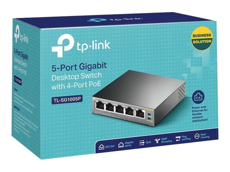 TP-Link TL-SG1005P Switch 5-porte Gigabit  PoE TP-Link