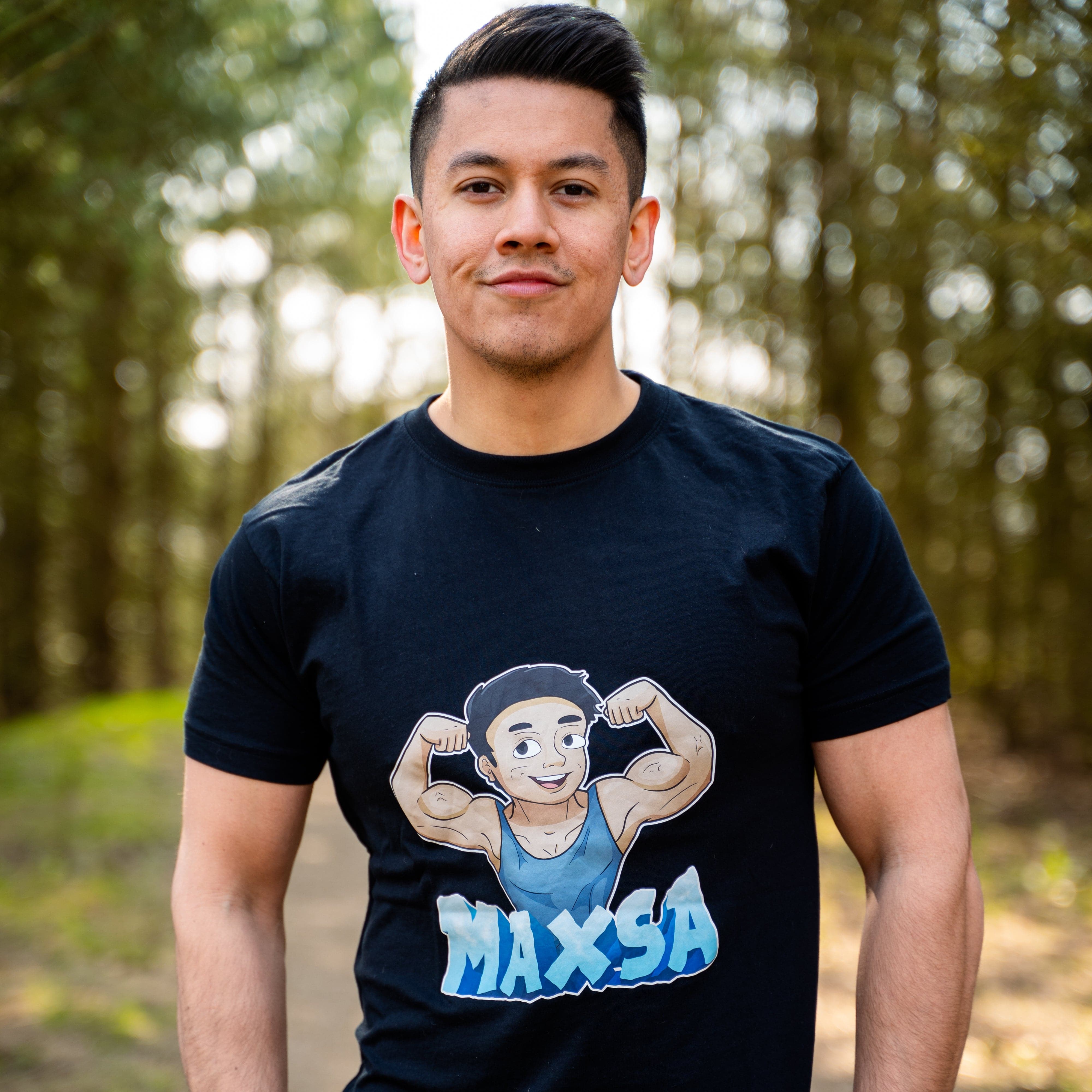 MaXsa Logo Blue t-shirt Maxsa
