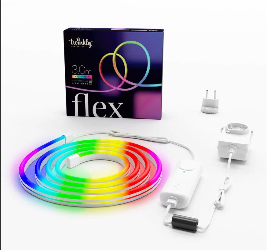 Twinkly Flex RGB Neon starter sæt BT/WIFI 3M Twinkly
