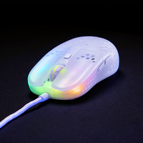 Xtrfy MZ1 RGB Rail Gaming Mouse, White Transparent Xtrfy