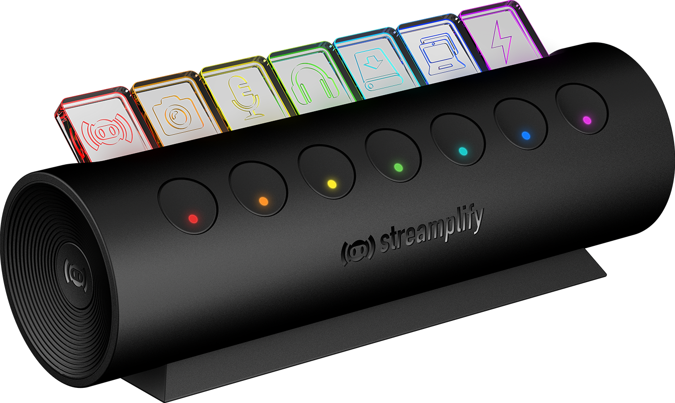 Streamplify HUB CTRL 7 Slot, RGB, 12V - Sort Streamplify