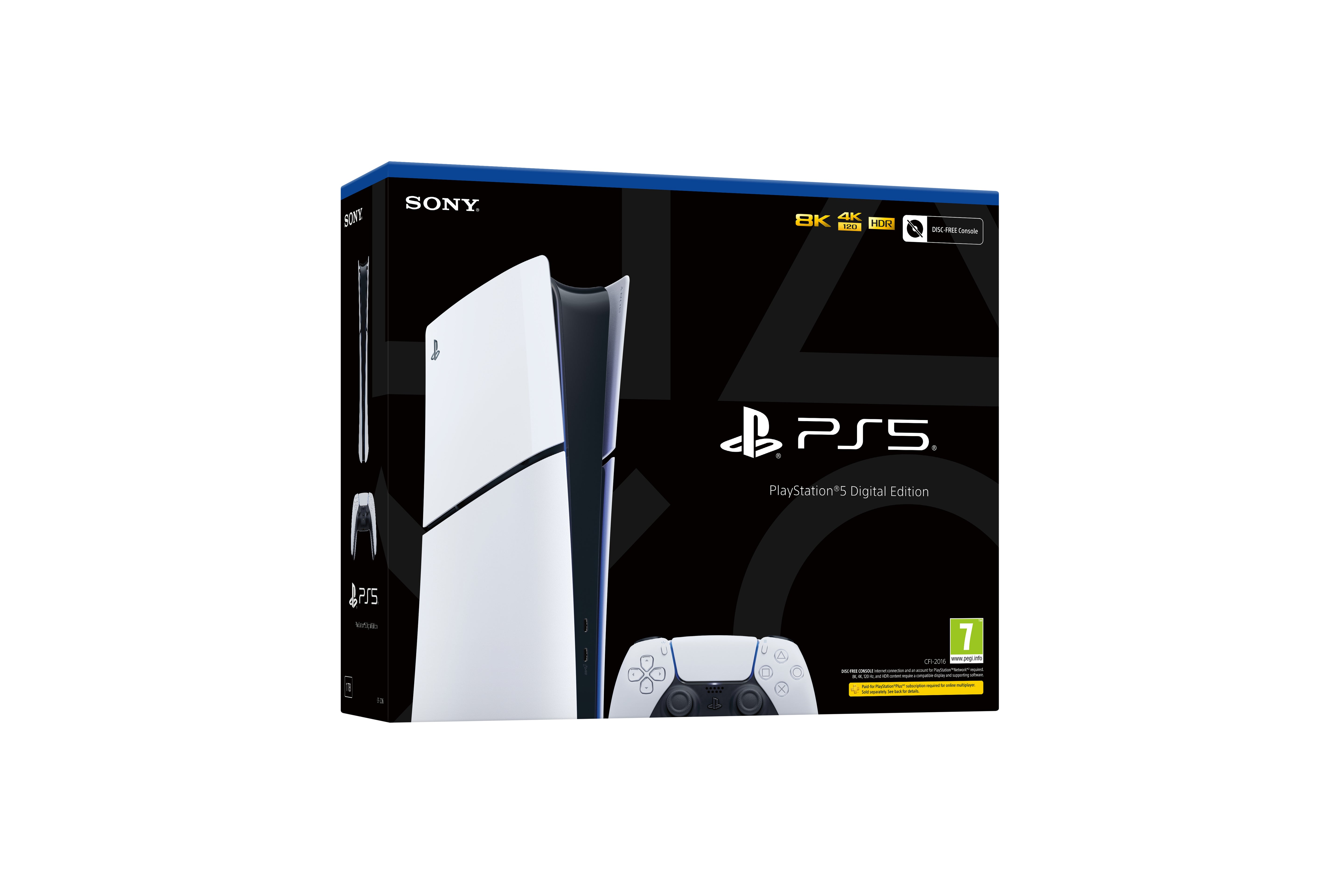Sony PS5 Konsole SLIM Digital Edition D-Chassis 1TB
