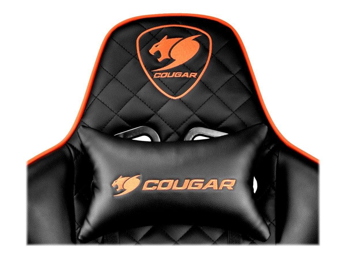 Cougar Armor One Sort/Orange Gaming Stol Cougar