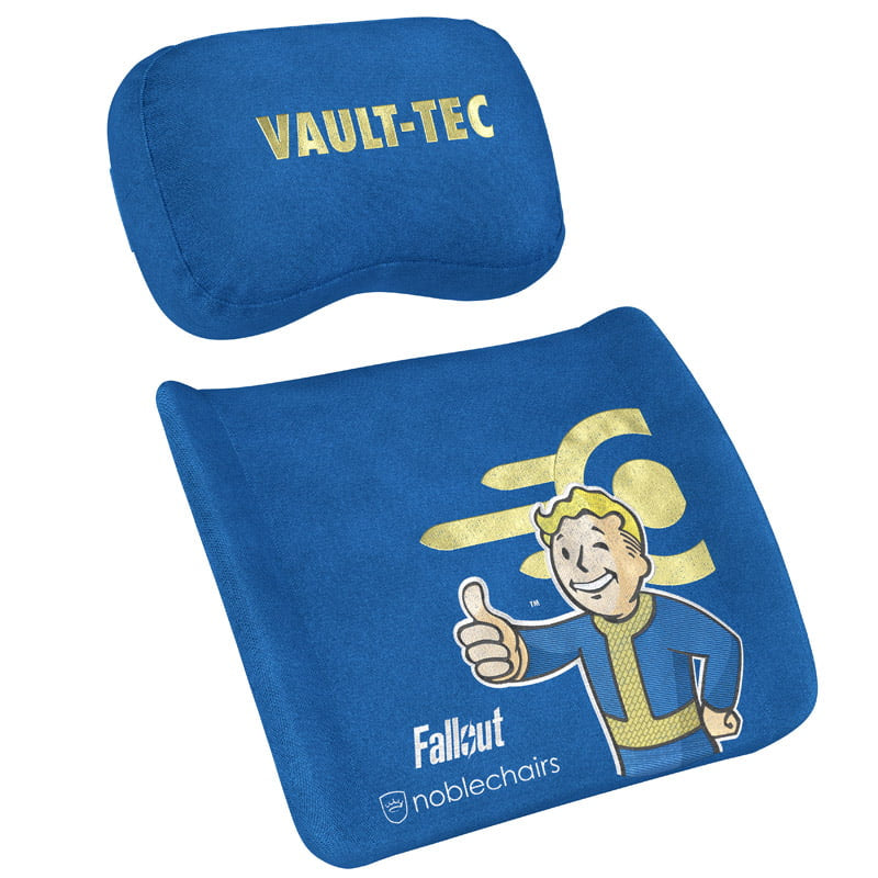 noblechairs Memory Foam Pillow Set Fallout Vault Tec Edition noblechairs