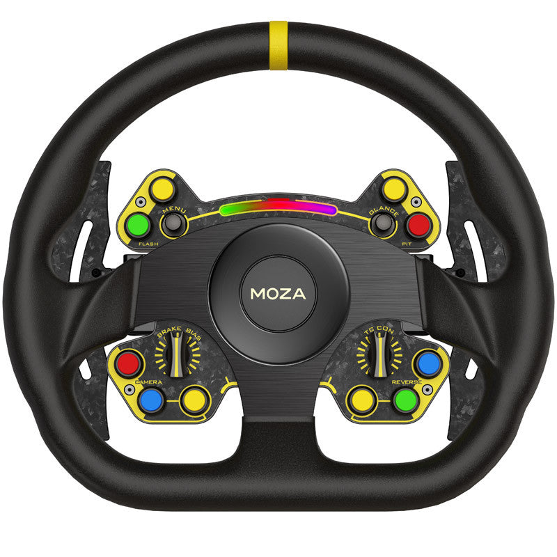 MOZA RS Steering Wheel D-shape Leather version Moza Racing