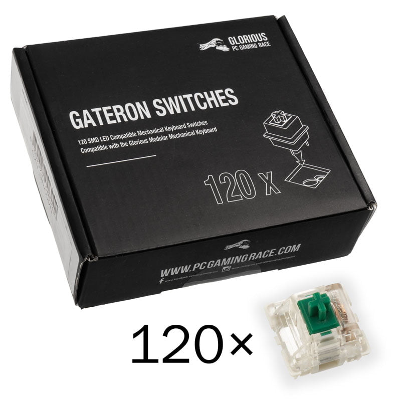 Glorious Gateron Green Switches (120 pcs) Glorious