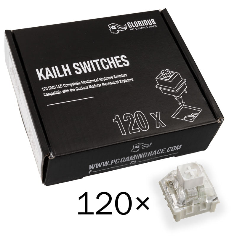 Glorious Kailh Box White Switches (120 pcs) Glorious