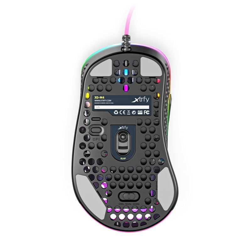 Xtrfy M4 RGB, Gaming Mouse, Pink Xtrfy