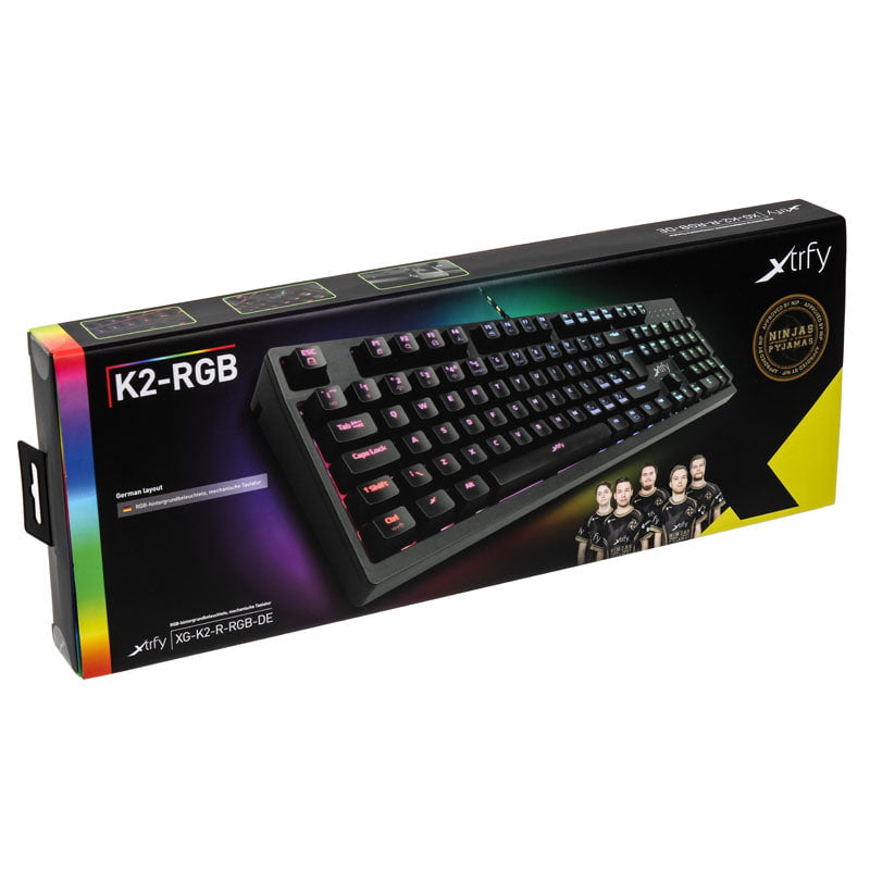 Xtrfy K2 Gaming keyboard with RGB LED Xtrfy