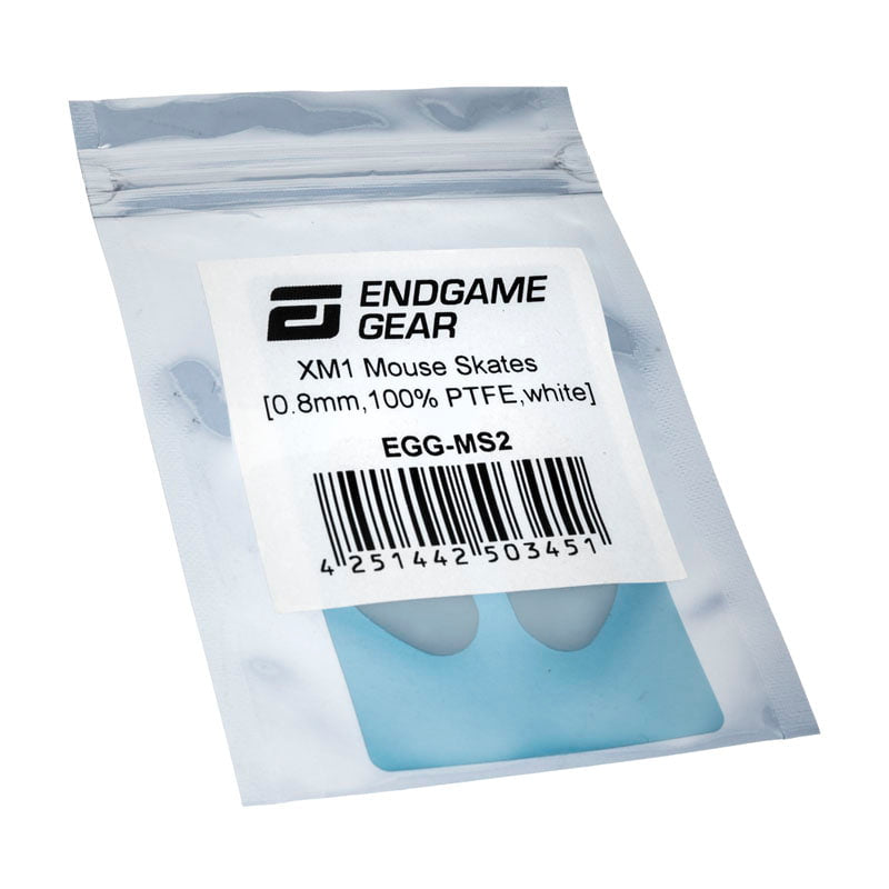 Endgame Gear XM1 Skates, 100% PTFE, milk-white - Single Set Endgame