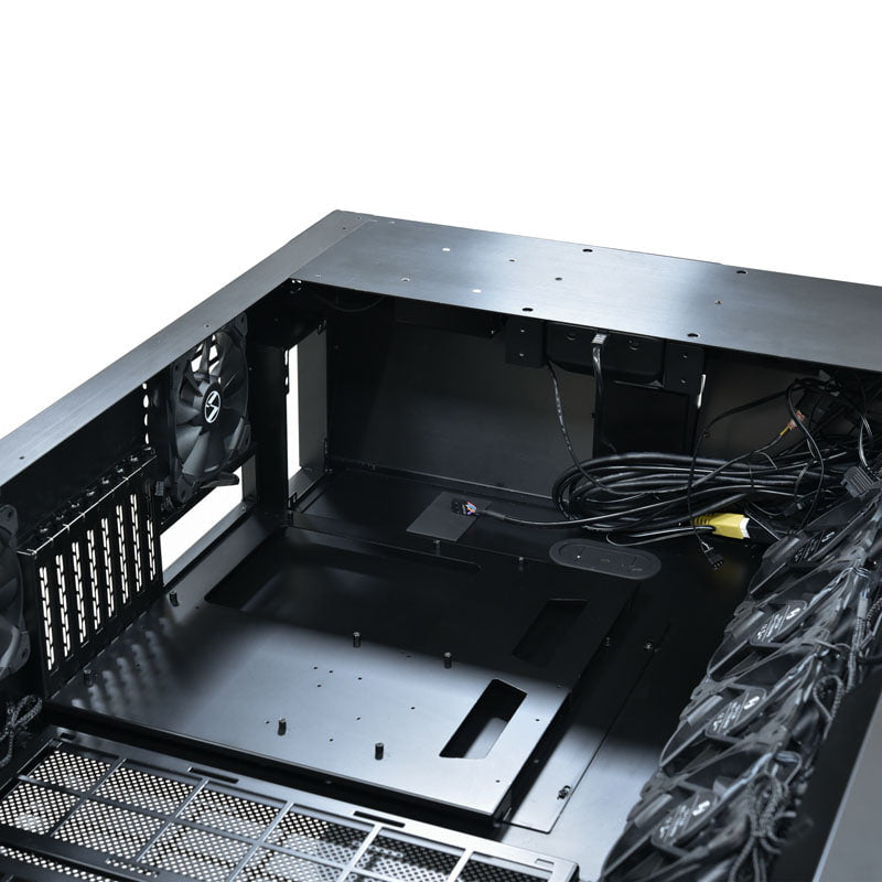 Lian Li DK-05F Desk Case (hight adjustable) - Black Lian Li