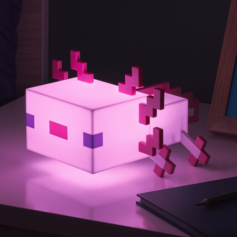 Minecraft Axolotl Lampe 13cm