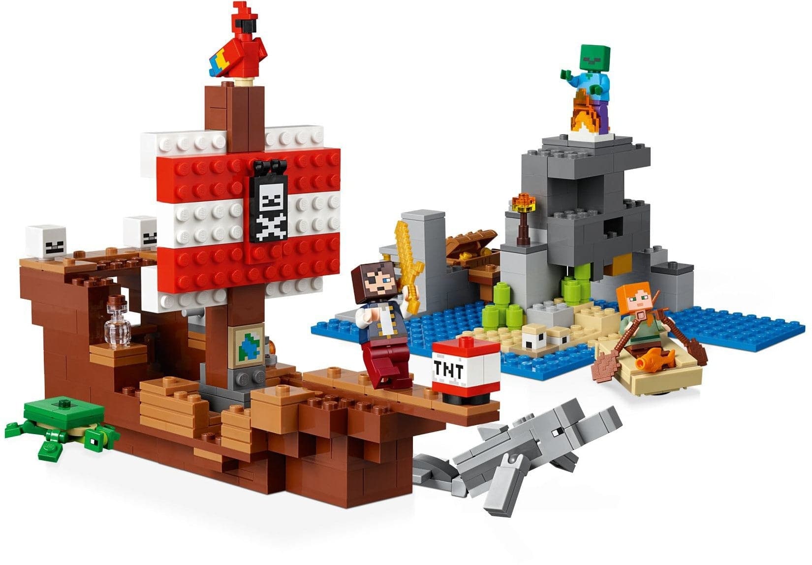 LEGO Minecraft - Piratskibseventyret (21152) Lego