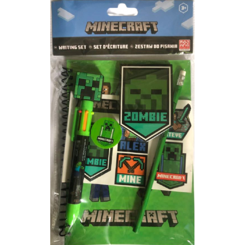 Minecraft - Skrivesæt Minecraft