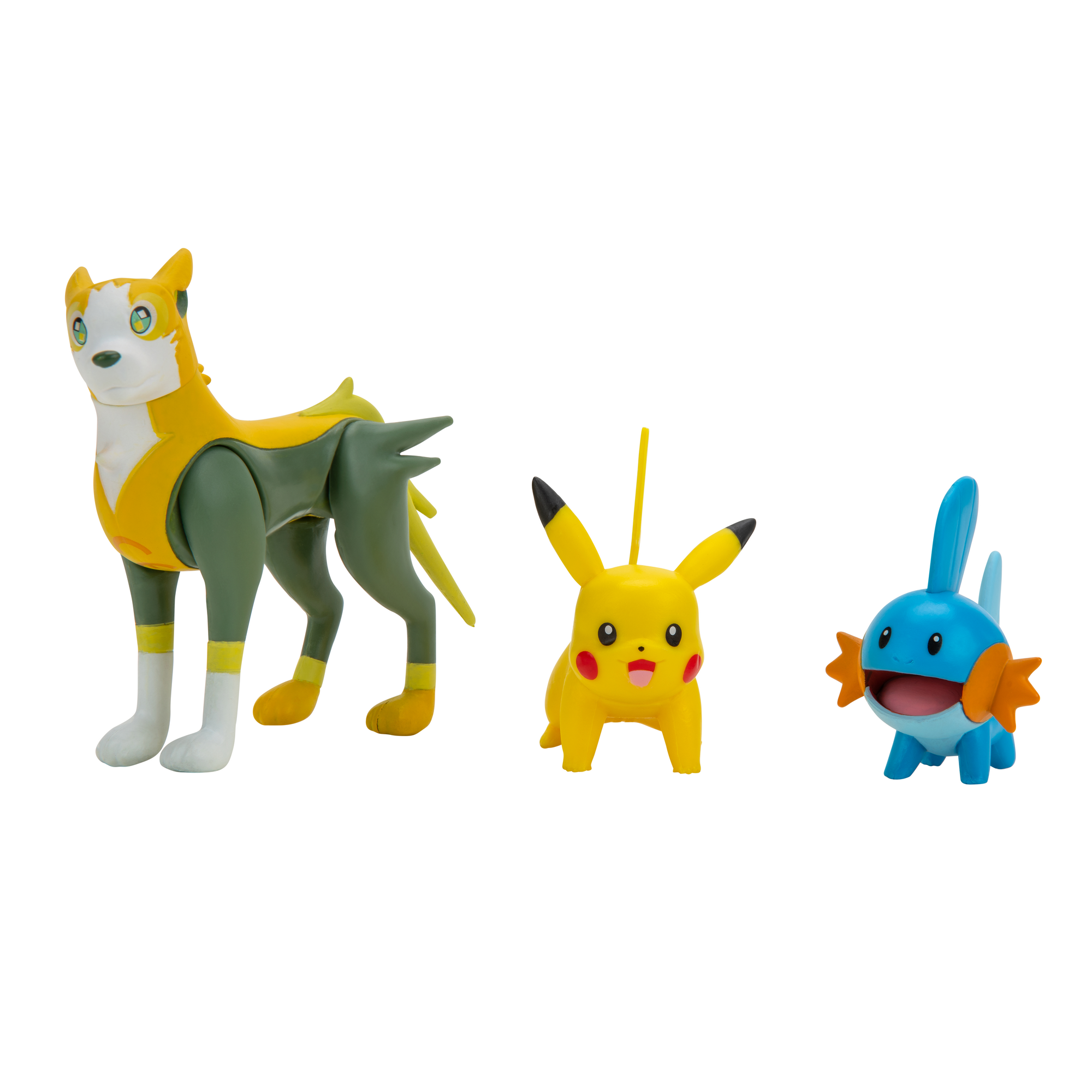 Pokémon - Battle Figure 3-pack - Pikachu,Mudkip,Boltund - (95155-12)