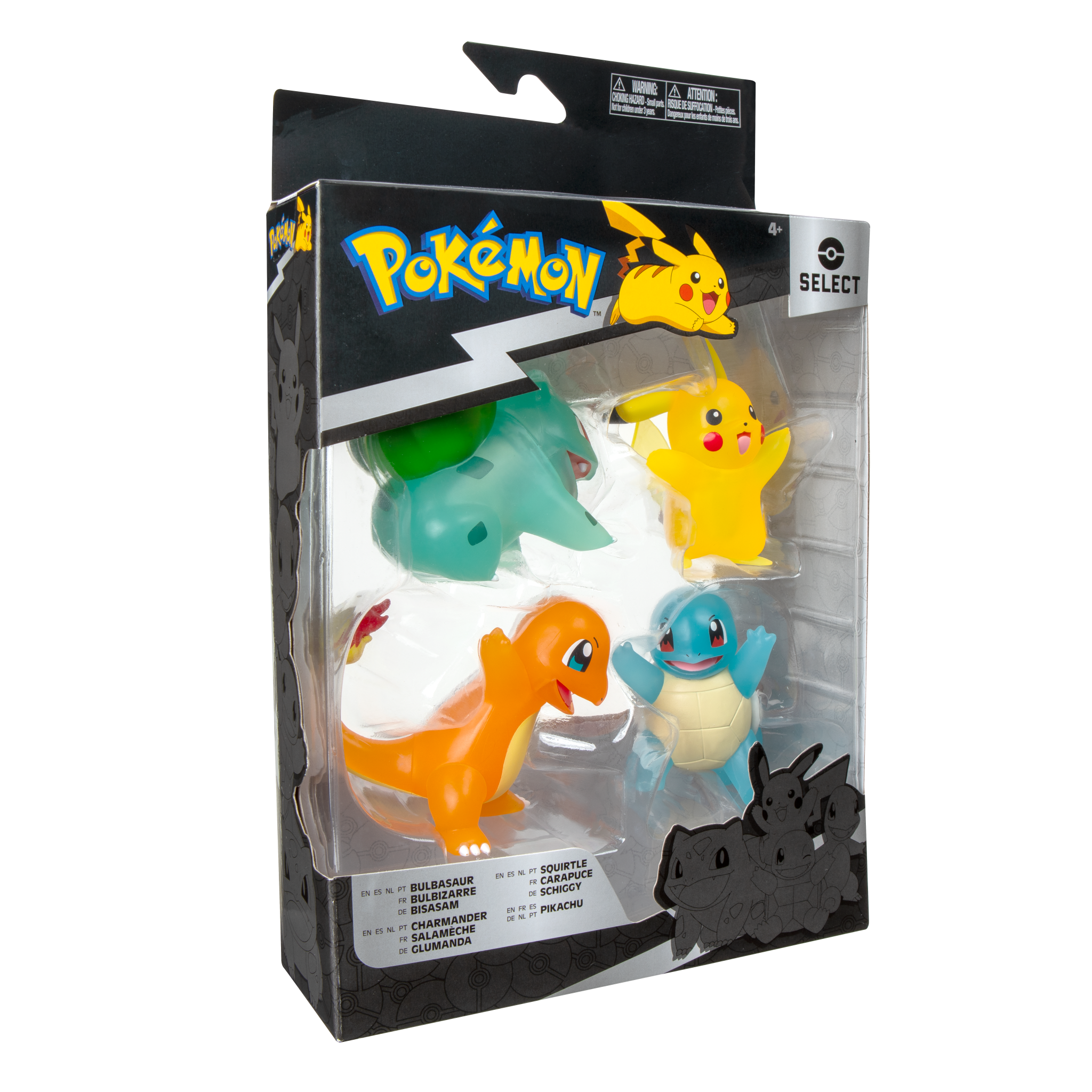 Pokémon - Select Translucent Battle Figure 4 Pack (PKW2798)