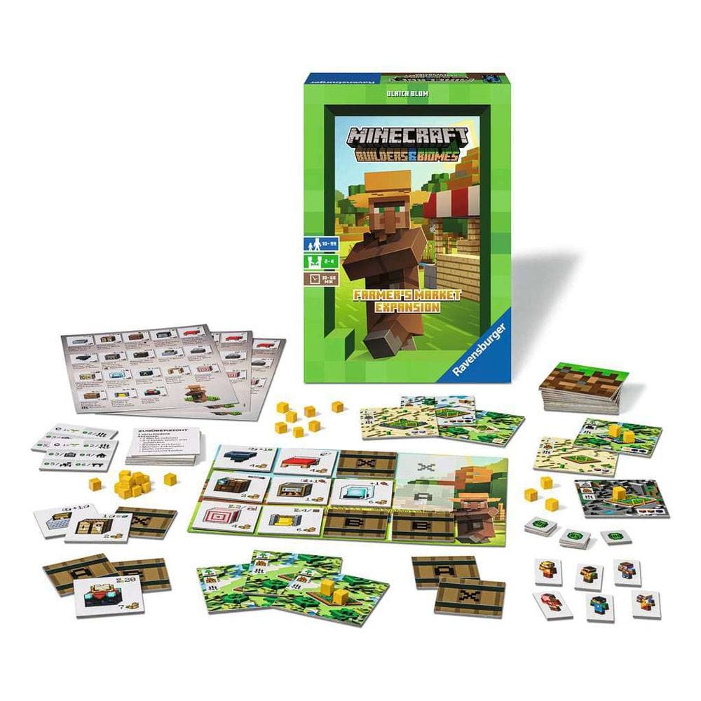 Minecraft Board Game Expansion Builders & Biomes: Farmers Mark Ravensburger