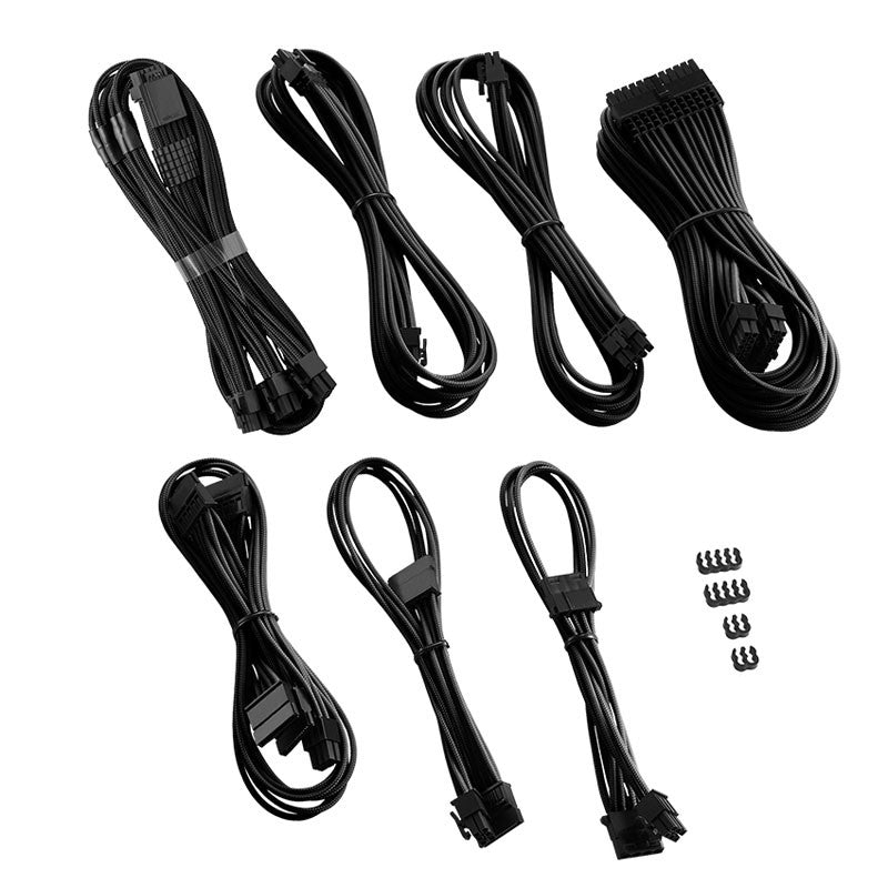 CableMod C-Series Pro ModMesh 12VHPWR Cable Kit for Corsair RM, RMi, RMx (Black Label) - black