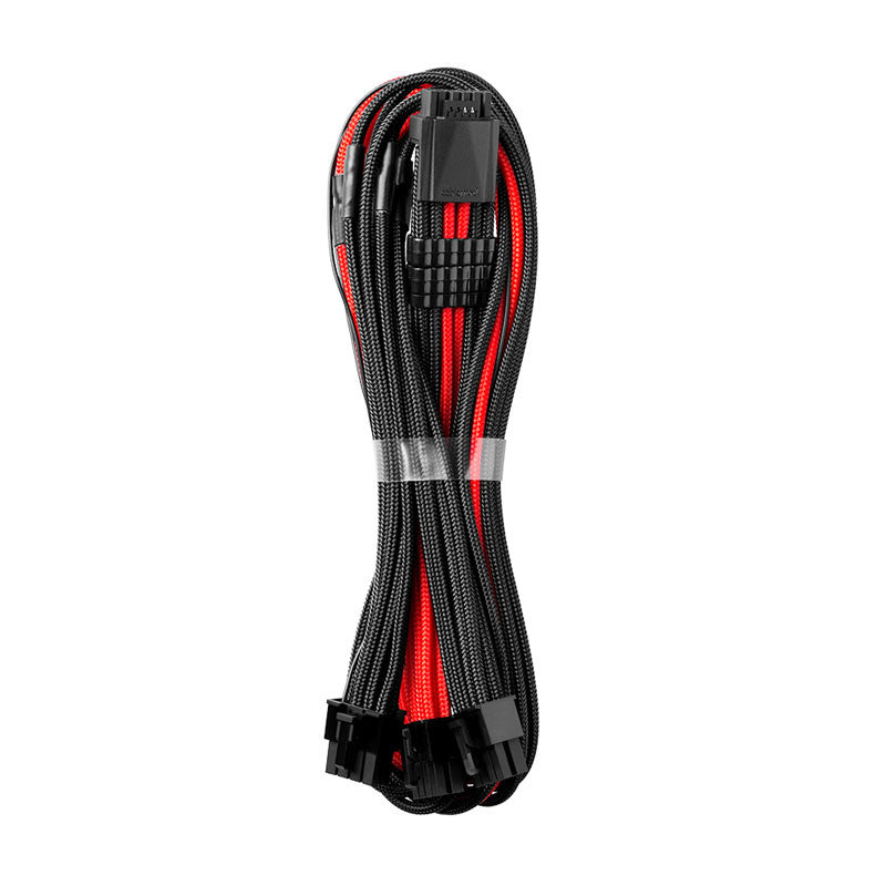 CableMod RT-Series Pro ModMesh 12VHPWR to 3x PCI-e Kabel for ASUS/Seasonic - 60cm, black/red