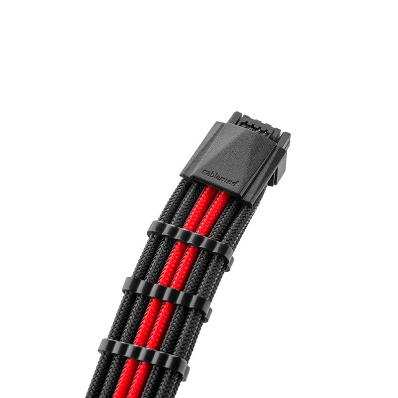 CableMod RT-Series Pro ModMesh 12VHPWR to 3x PCI-e Kabel for ASUS/Seasonic - 60cm, black/red