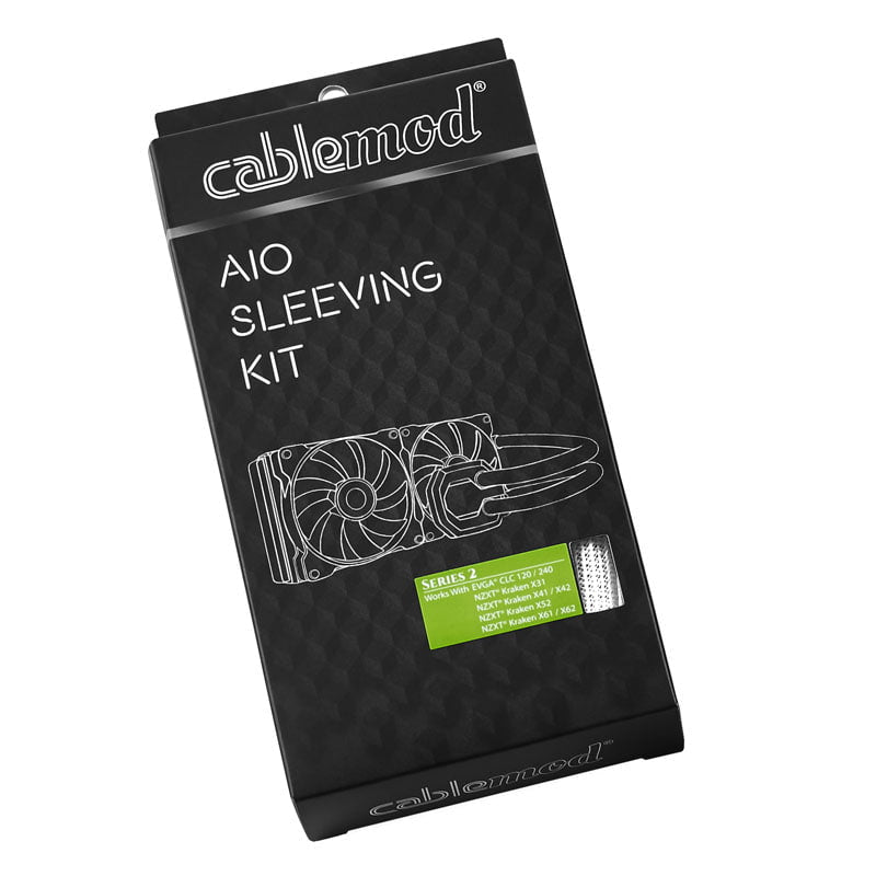 CableMod AIO Sleeving Kit Series 2 EVGA CLC / NZXT Kraken - white CableMod